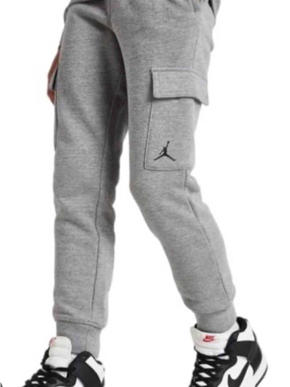 Jordan Grey Sweatpants with Jumpman Tag